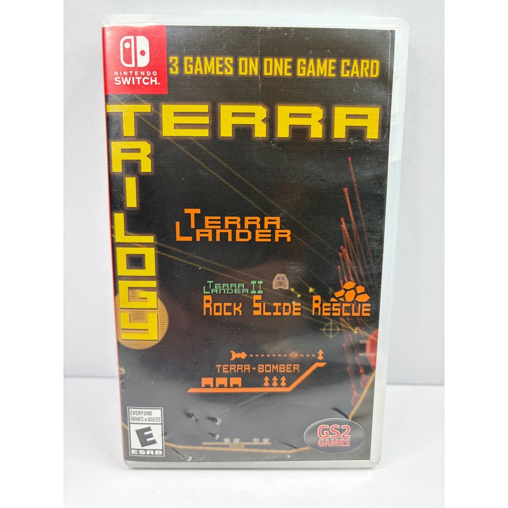 Terra Trilogy Nintendo Switch GS2 Games LA-H-A3Q5A-USA Retro Arcade Shooter